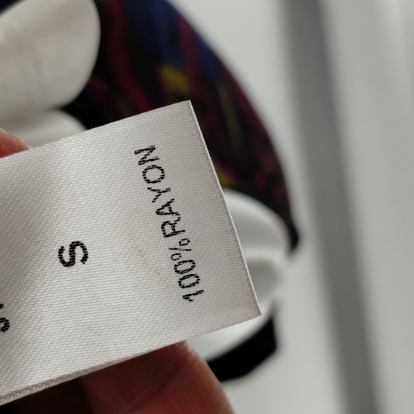 THML Anthropologie sheath dress size small sleeveless tribal black white - Picture 9 of 10